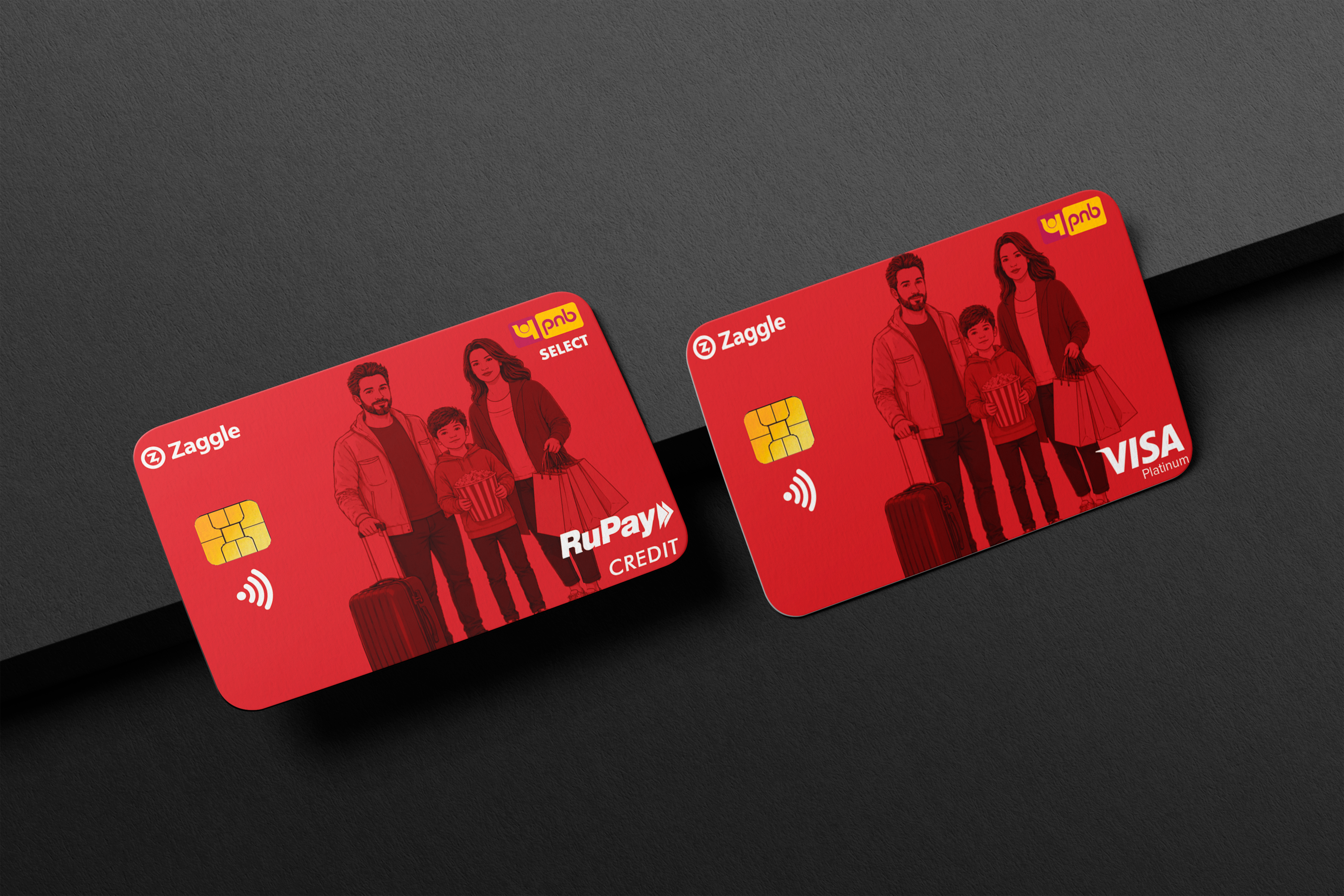 PNB Zaggle Twin Credit Cards
